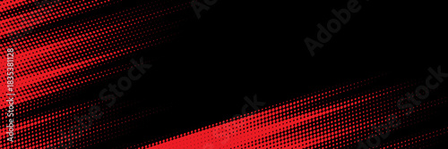 Halftone dots red and blue color pattern gradient grunge texture background. Dot pop art comic sport style vector illustration. modern background