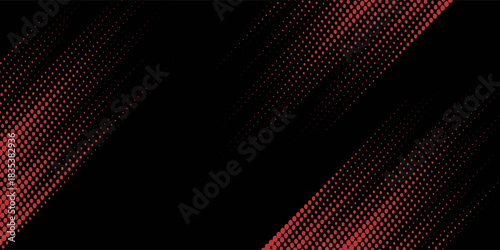 Halftone dots red and blue color pattern gradient grunge texture background. Dot pop art comic sport style vector illustration. modern background