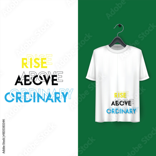 Minimalist Flat Vector Typography Word Design for Modern T-Shirt Print and Branding