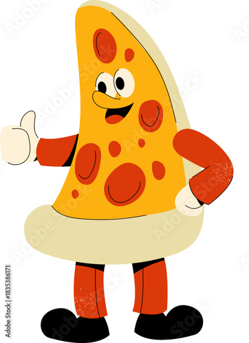 Pizzeria Mascot Vector Illustration