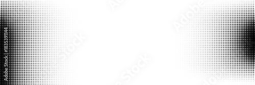 Abstract vector halftone tilted background with grainy stripes. Dotted texture and trendy halftone tonal gradation effect. Eps 10