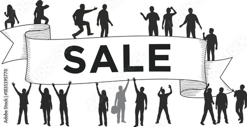 Sale promotion discount offer banner advertising marketing retail shop buy