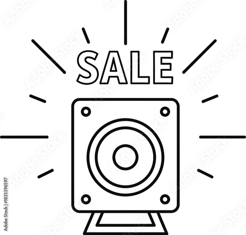 Speaker sale audio music sound system bass volume discount promotion offer