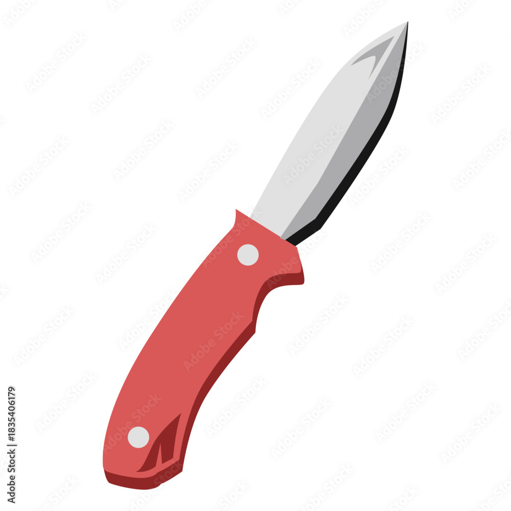 Obraz premium Knife semi flat weapons