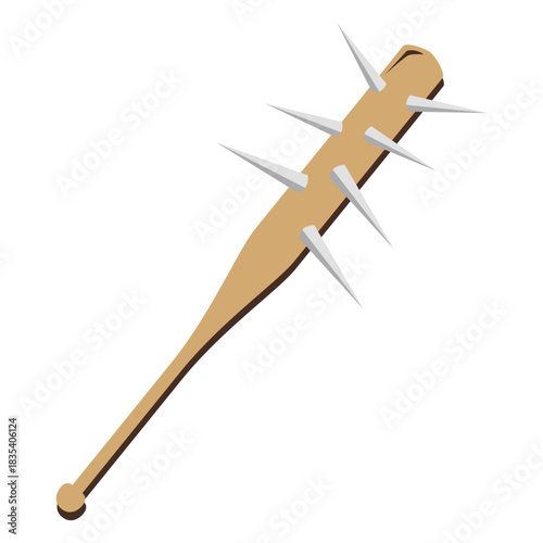 Nail bat semi flat weapons