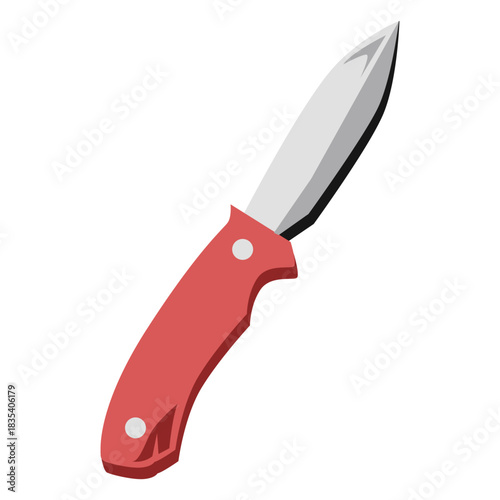 Knife semi flat weapons