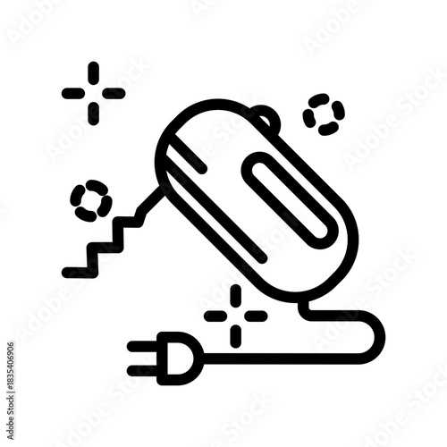 Mixer icon design template SVG