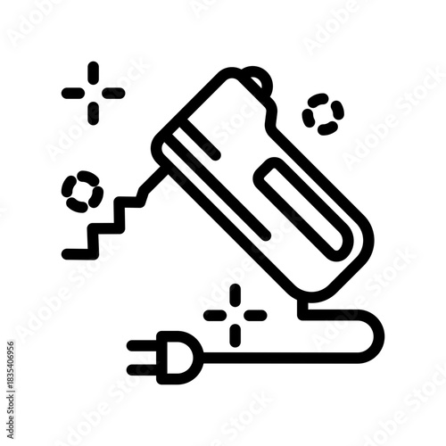 Mixer icon design template SVG