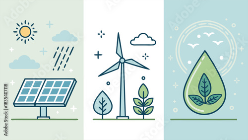 Renewable Energy and Sustainable Environment Concepts