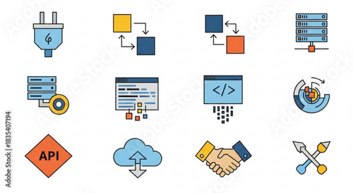 Stylized whisk illustration: culinary tool with dynamic lines, a modern kitchen essential for mixing and blending