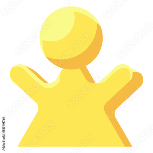 Boardgame pawn icon