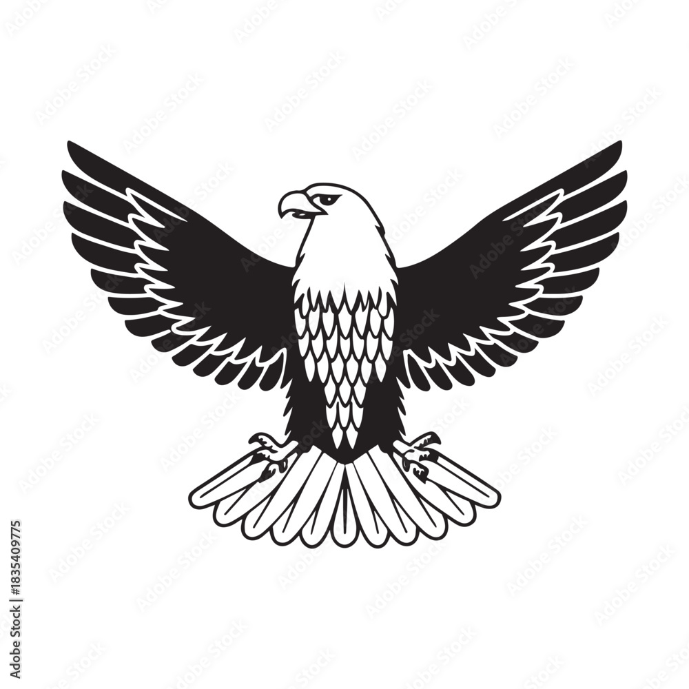Obraz premium Eagle vector illustration