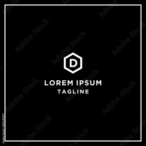 od or do hexagon logo