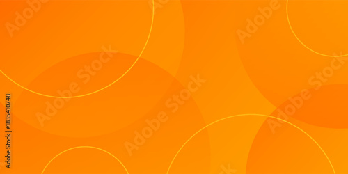 abstract orange circle background, gradient color background. templates for poster, card, banner, backdrop, brochure, cover, wallpaper, website. vector design