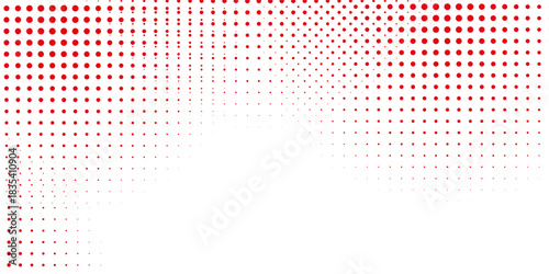 Red halftone abstract background for backdrop or presentation