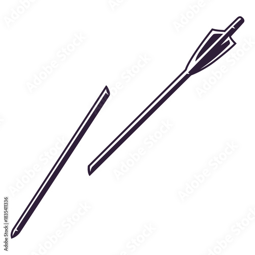 Broken arrow archery equipment