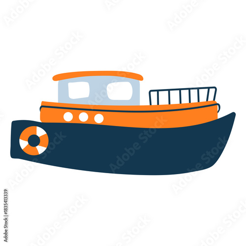 Ship flat boat