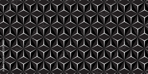 Dark hexagon abstract technology background with bright flashes under the hexagon. Hexagon game vector abstract technology background.