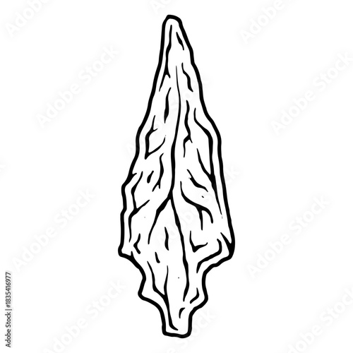 Stone arrowhead icon