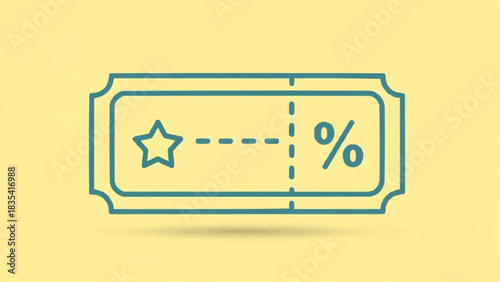 A stylized illustration of a campfire with orange and yellow flames burning above two dark logs.