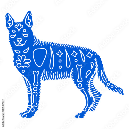 Detailed Otomi German Shepherd Dog