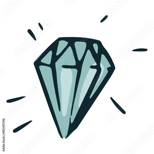 Shiny diamond role play icon