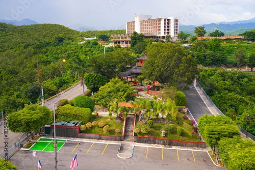 Fotografía Aerial view of the Japanese Garden on El Vigia Hill in Ponce, Puerto Rico