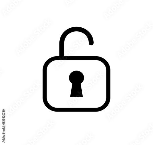 鍵のイラスト　南京錠　マーク　イラスト