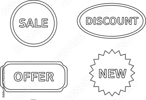 Sale discount offer new promotion marketing retail price special deal shop