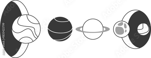 Planets Between Holes