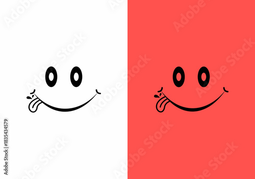 illustration of state of mind delicious food logo vector