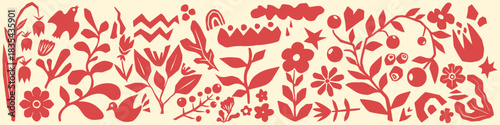 Cutout Floral Pattern