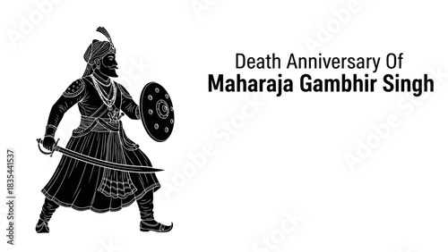 Death Anniversary Of Maharaja Gambhir Singh Warrior King.