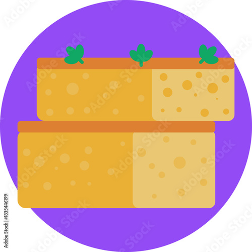 A bowl of creamy polenta topped with Tex-Mex spices and garnished with peppers.