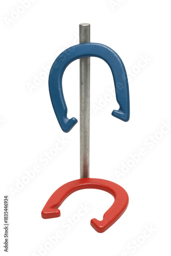 Horseshoe Toss Fun High quality Realistic image.