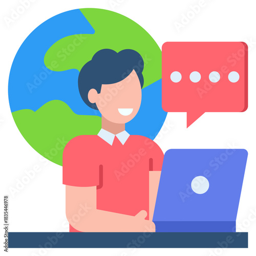 Global business connections with modern communication, perfect for international marketing campaigns