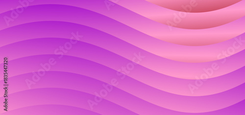 Smooth, curved stripes in a soft gradient from pale pink to luminous lilac and vibrant purple