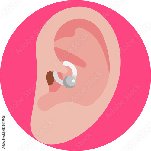 A small piercing on the cartilage bump in front of the ear canal.