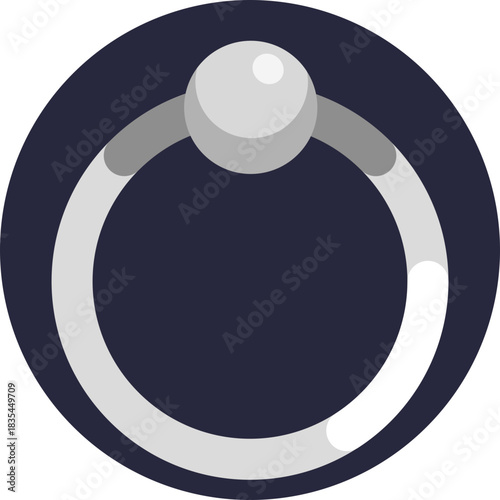 Circular jewelry designed for body piercings.