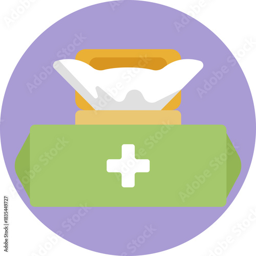 Disposable pads used to clean and protect piercing sites.