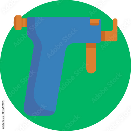 Piercing gun used for ear and body piercings.