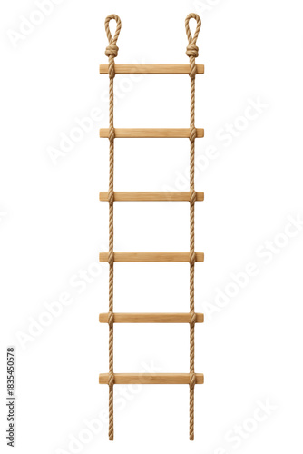 Rope Ladder High quality Realistic image.