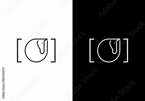 horse logo vector illustration