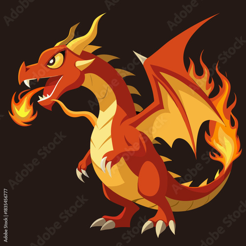 dramatic fantasy creature.