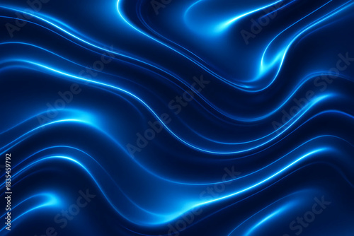 AzureGlass Flexwave — Liquid Tech Blue Background