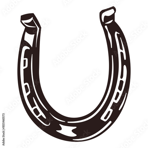 Wild west horseshoe icon