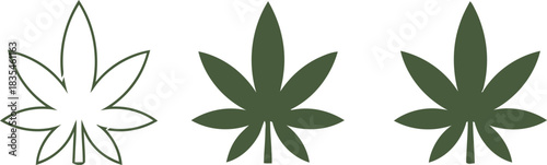 green, three, leaf, legal, element, white, description:, outline, design, silhouette, simple, against, hemp, marijuana, medical, nature, solid, background., distinct, silhouettes., graphic, (79), [con