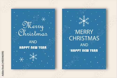 Snowy Bliss Christmas & New Year Card