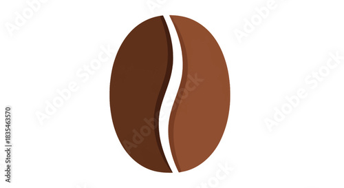 Brown coffee bean