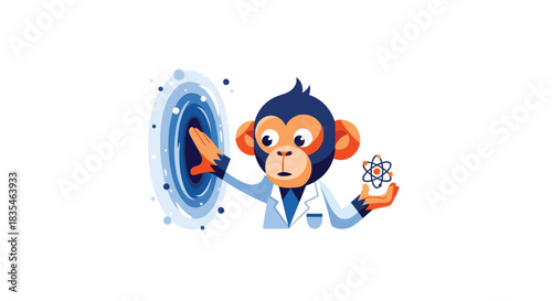 Lab Monkey Scientist